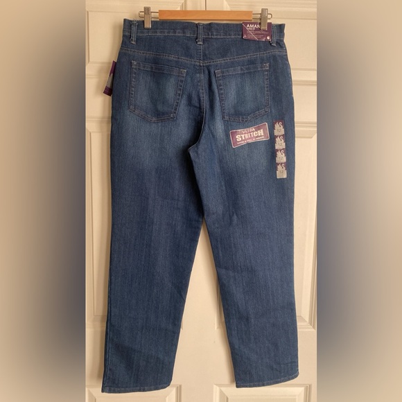 Gloria Vanderbilt Amanda Classic Fit Jeans Size 12 Short NWT Ultra Stretch - Picture 2 of 12